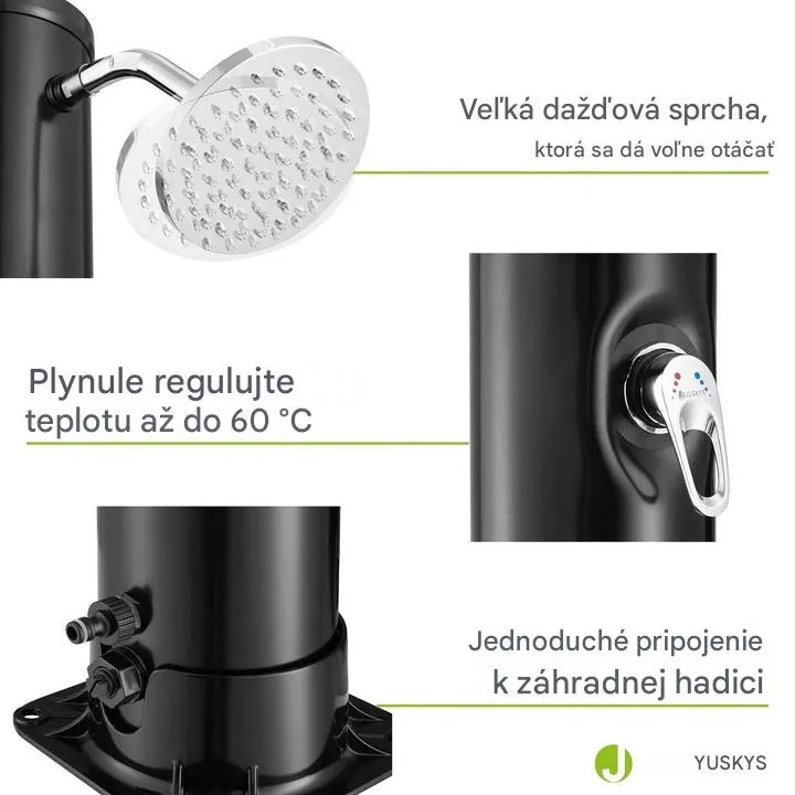 InternetovaZahrada Záhradná solárna sprcha Victoria 20 L