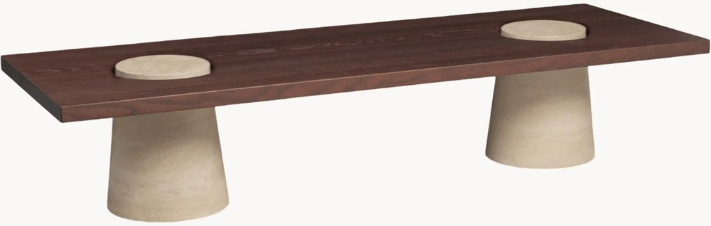 Travertínový konferenčný stolík Grova