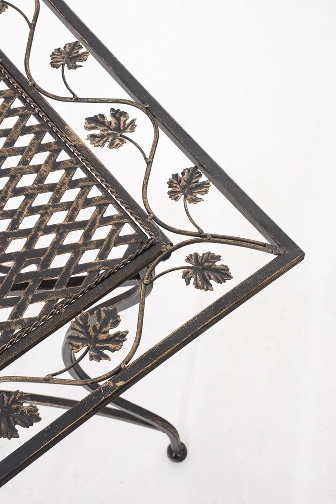 Kovový stôl GS19599 - Bronzová