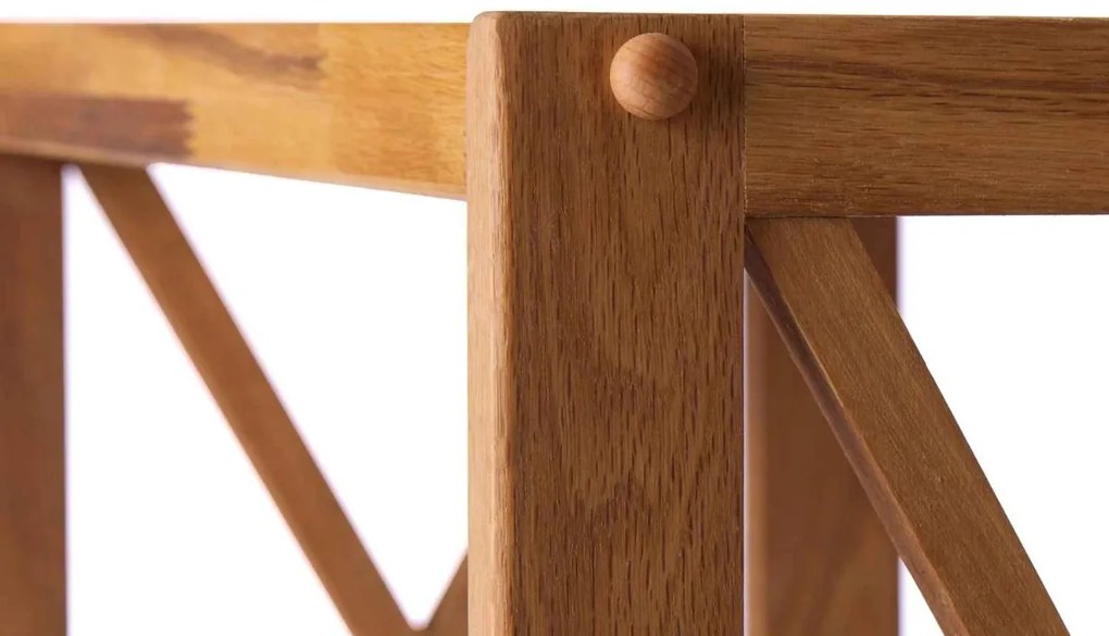 Dizajnový regál Walworth 124 cm prírodný dub