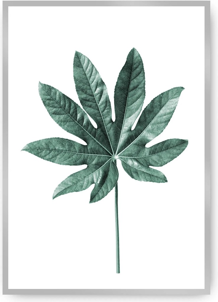 Plagát Leaf Emerald Green
