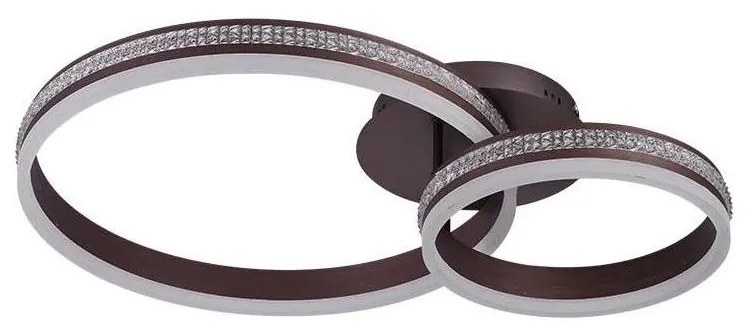 LED stmievateľný prisadený luster LED/110W/230V 3000-6500K + diaľkové ovládanie