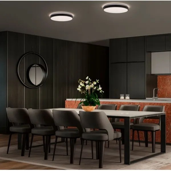 Ledvance - LED Stropné svietidlo ORBIS LONDON LED/36W/230V čierna