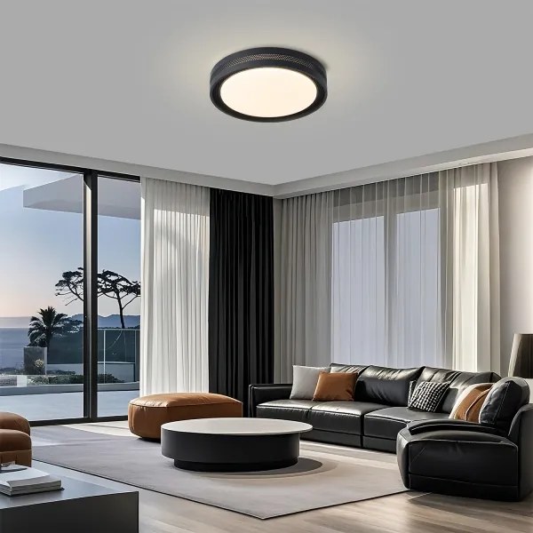 BRILAGI -LED Stmievateľné stropné svietidlo KREON LED/54W/230V 3000-6000K čierna pr. 38 cm +DO