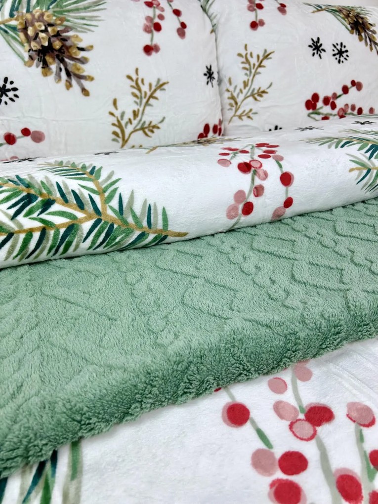 Posteľná obliečka Mikroplyš Ihličie 140x200/70x90 cm | INTERMEDIC SK