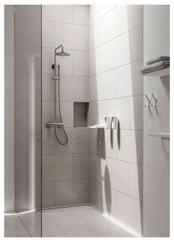 Biely dvojitý háčik na stenu Zone Rim