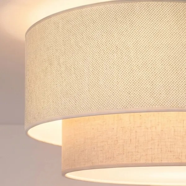 Brilagi - LED prisadený luster BOHO ECO 1xE27/10W/230V priemer 40 cm krémová