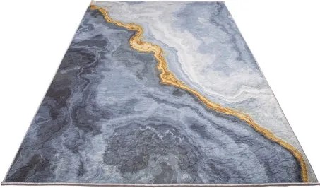 Koberec MILANO 40011-01 sivý / zlatý