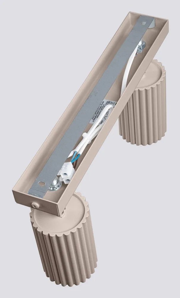 Taupe kovové bodové svietidlo 6,5x30 cm Gleam – Sollux