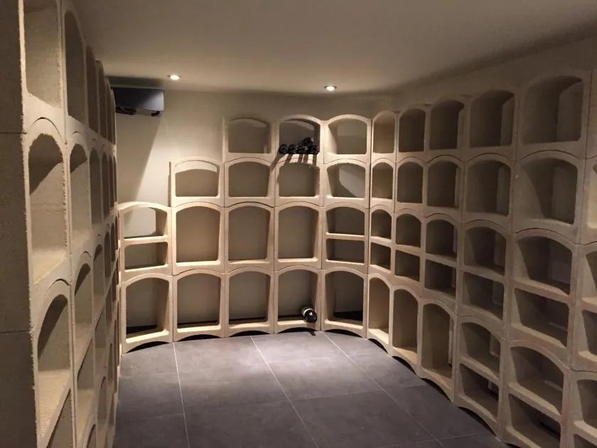 Regál na víno Bloc Cellier - Super biely, kapacita fliaš: 23