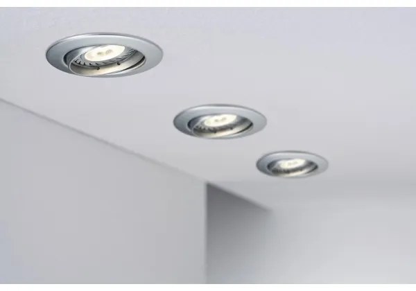 Paulmann 92516 - SADA 3x LED GU10/3,5W kúpeľňové podhľadové svietidlo 230V