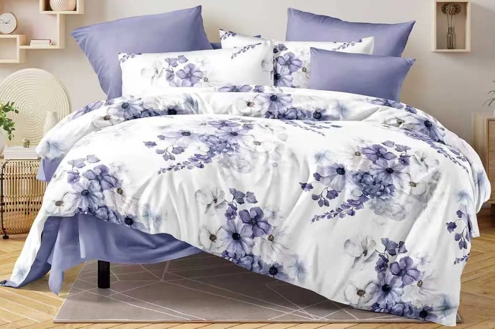 Obliečky Kvetinový vzor A Bavlna 7-dielna súprava