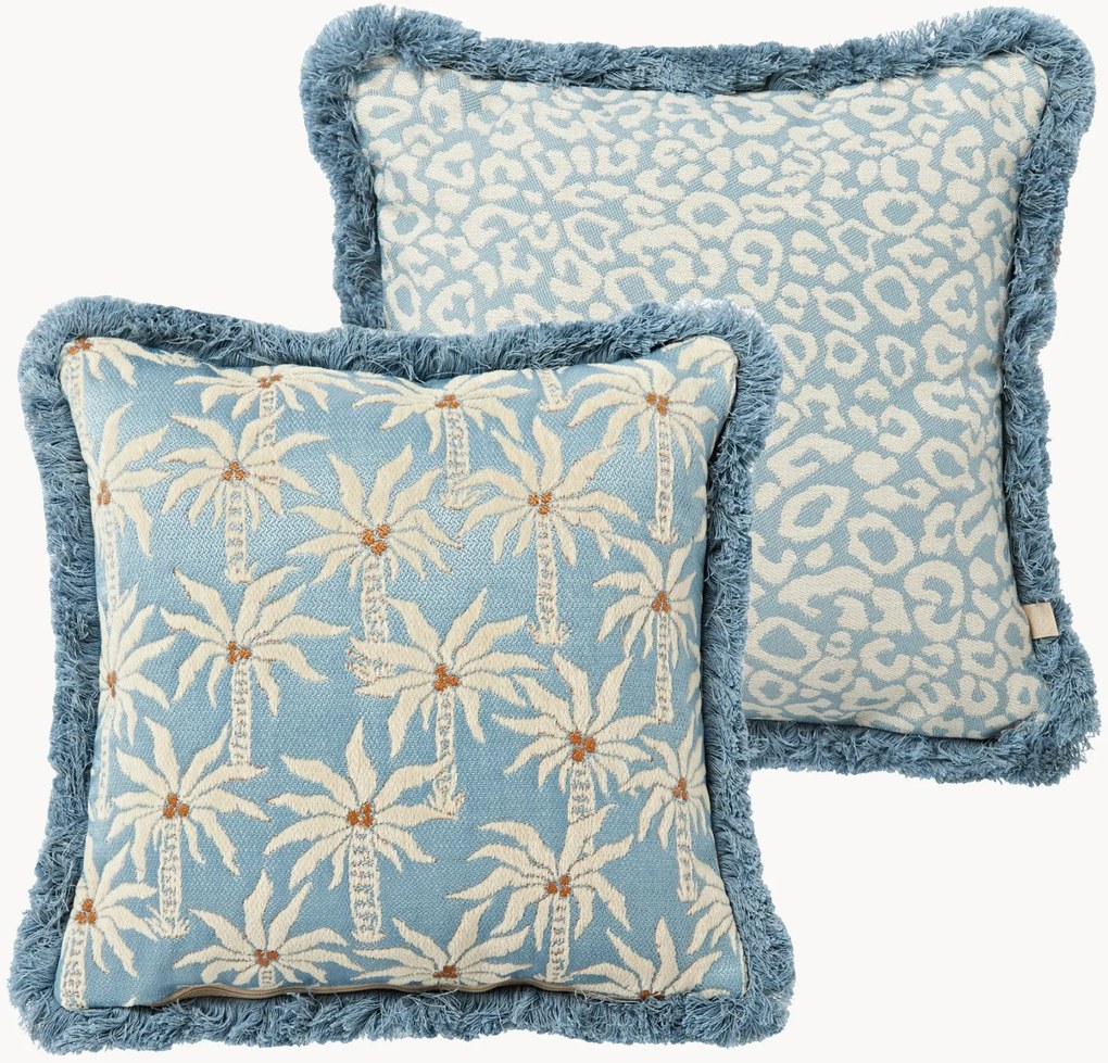 Ručne vyrobený exteriérový obojstranný vankúš Laura