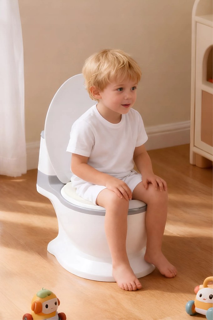 TRENDIE Detský interaktívny nočník sivý