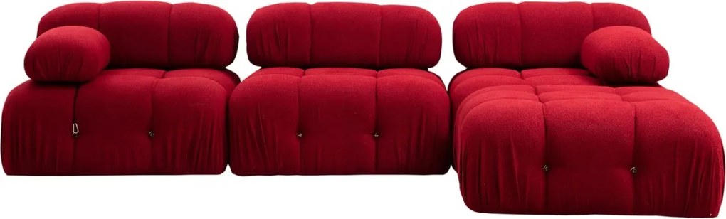 Rohová modulární sedací souprava Bubble 288 cm s taburetem - výber z 8 prevedení