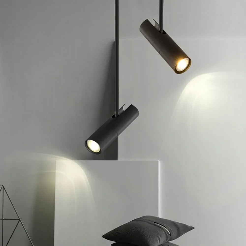 Toolight - závesná stropná lampa GU10 10W - reflektor APP608-1C, čierna, OSW-08196