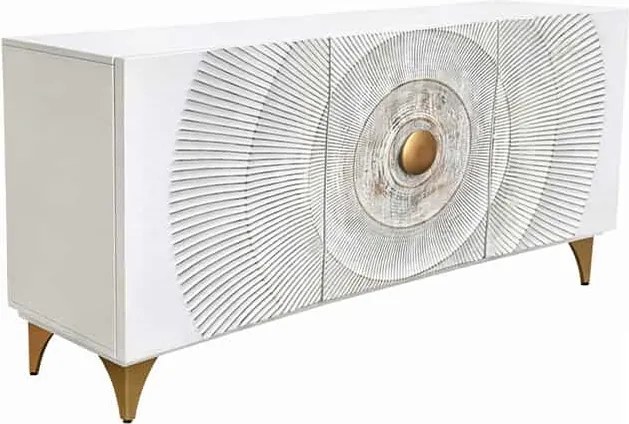 Dizajnová komoda Venetia 140 cm biele mango