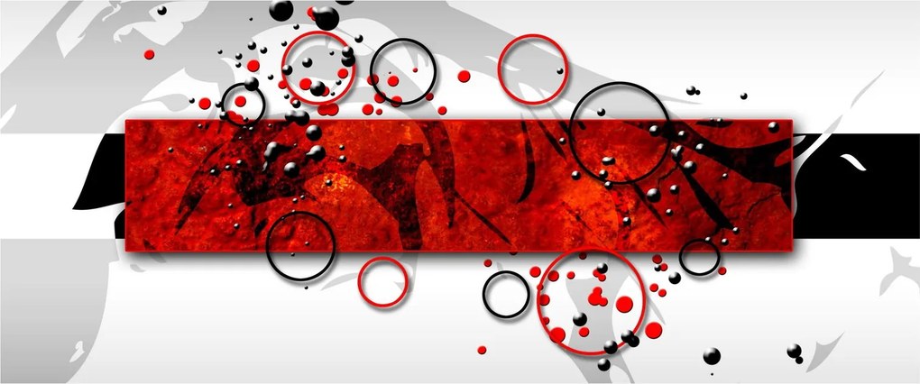 Obraz abstrakcie (120x50 cm)