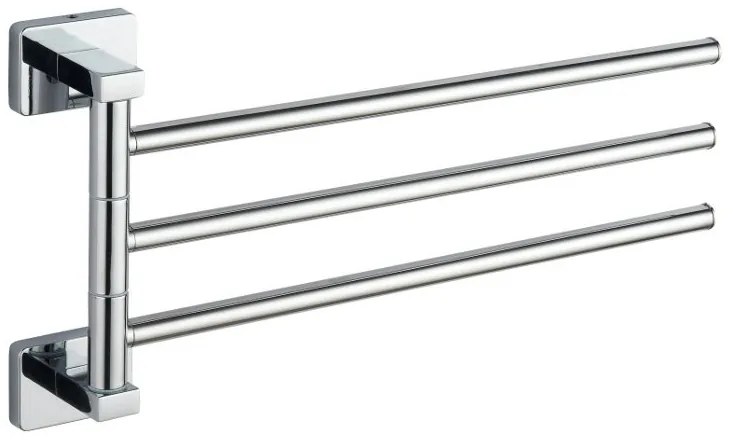 Aqualine Aqualine, APOLLO trojitý držiak uterákov 350x44mm, chróm, 1416-16
