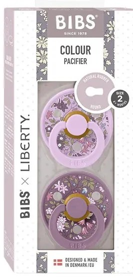 BIBS Symetrické cumlíky Liberty Colour 2ks Violet Sky/Mauve 2