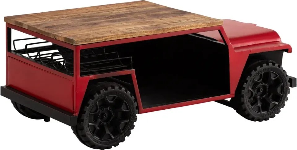 furniture-nabytek.cz - Konferenční stolek Adventure červený