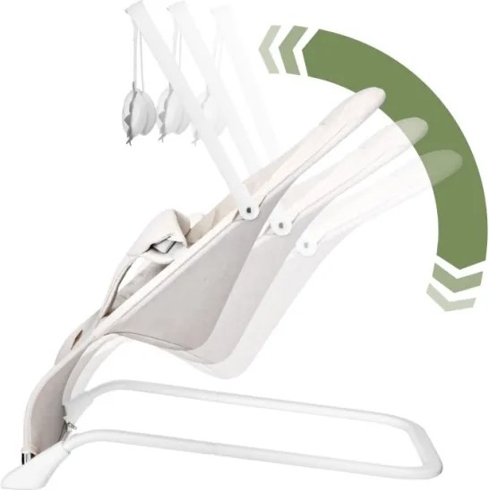 Detské hojdacie kreslo Moon 10 béžové