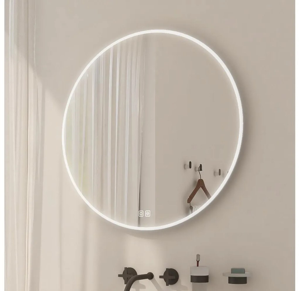 NIMCO ZP 26000RVX - LED Kúpeľňové podsvietené zrkadlo 3000-6500K pr. 60 cm IP44