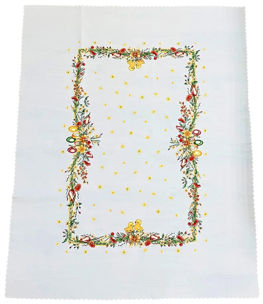 Veľkonočný obrus Záhrada 140 x 110 cm TiaHome