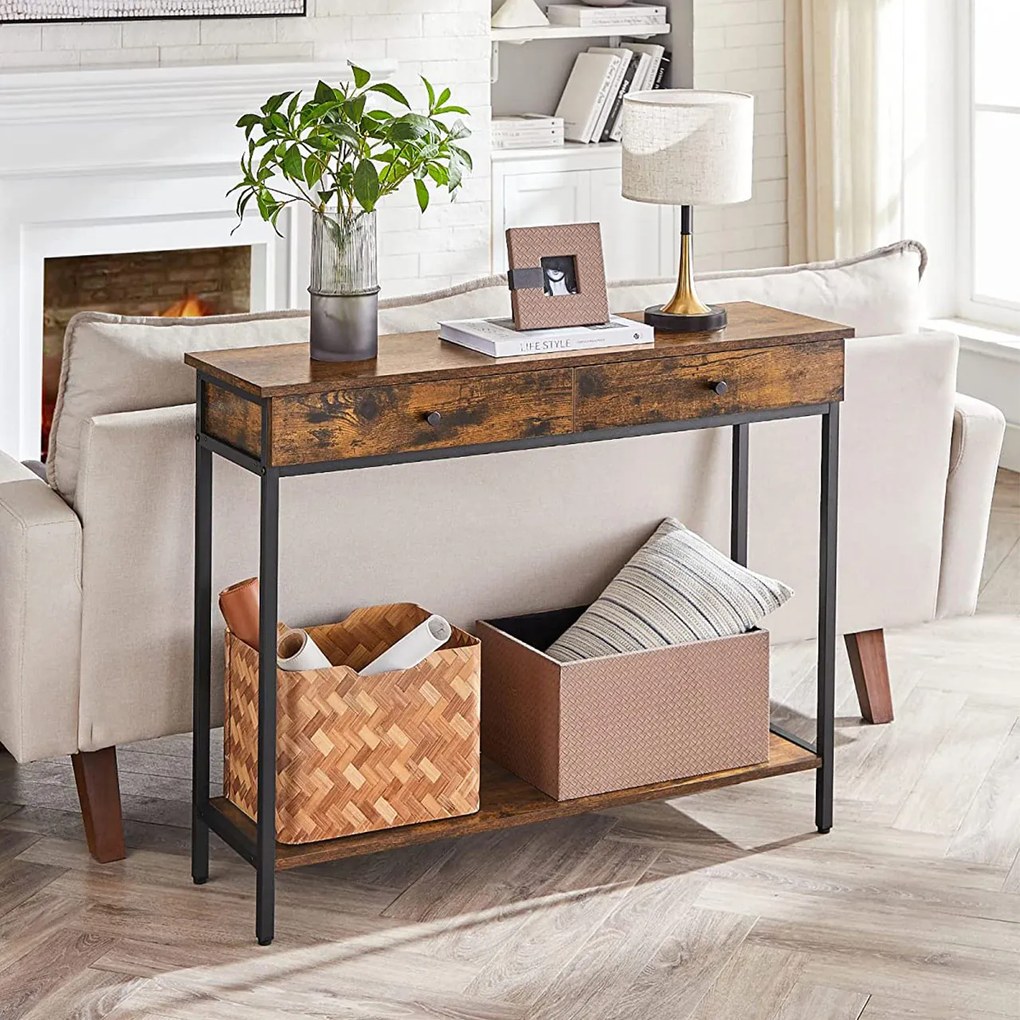 Konzolový stolík 100 × 30 × 80 cm