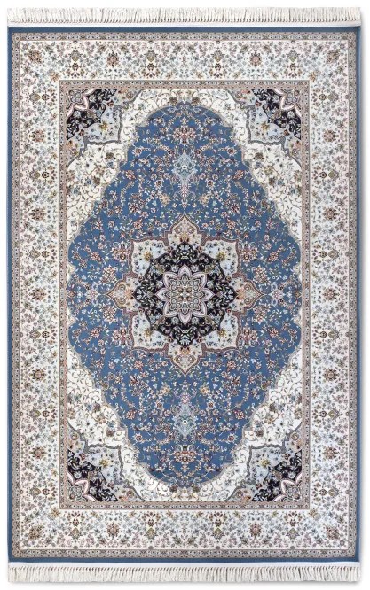 Koberec Villeroy & Boch Kollektion 1870 Etienne svetlomodrý / krémový