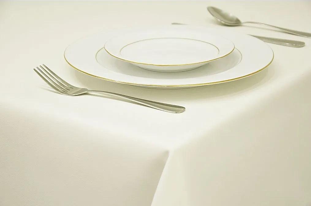 Dekorstudio Obrus na stôl - krémový Rozmer obrusu (šírka x dĺžka): 110x160cm
