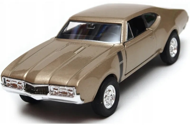 008805 Kovový model auta - Nex 1:34 - 1968 Oldsmobile 442 Zlatá