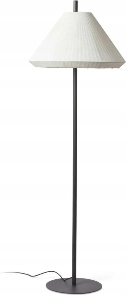 Stojacia vonkajšia lampa Faro Saigon 2M T70 sivá/biela, E27, IP65, 1950 mm