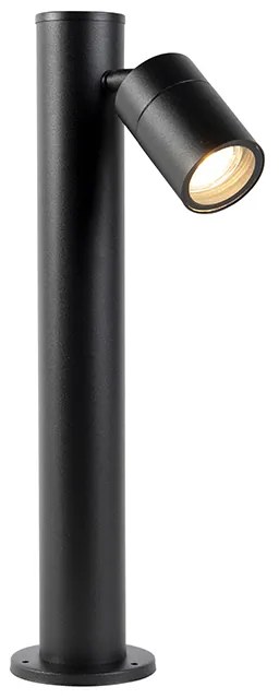 Vonkajšia lampa čierna 45 cm nastaviteľná IP44 - Solo