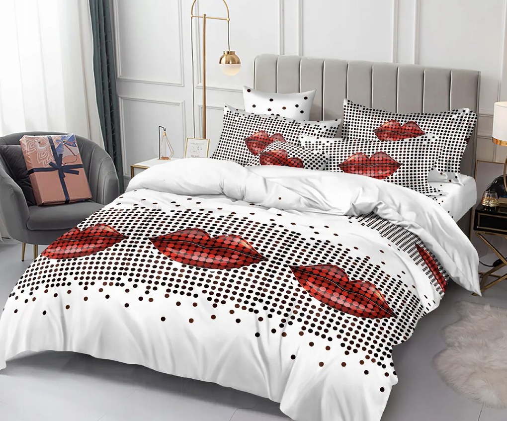 Obliečky z mikrovlákna LIPSY biele Rozmer obliečky: 70 x 80 cm | 140 x 200 cm