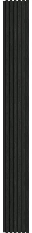 Mexen Lam-F, akustické stenové lamely 275 × 30 cm, plstený podklad 8 mm, technická dyha, dub čierny striebristý, S105-275307-3015-025