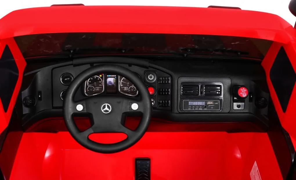 RAMIZ Elektrické auto Mercedes-Benz Zetros BDM0916 - červené