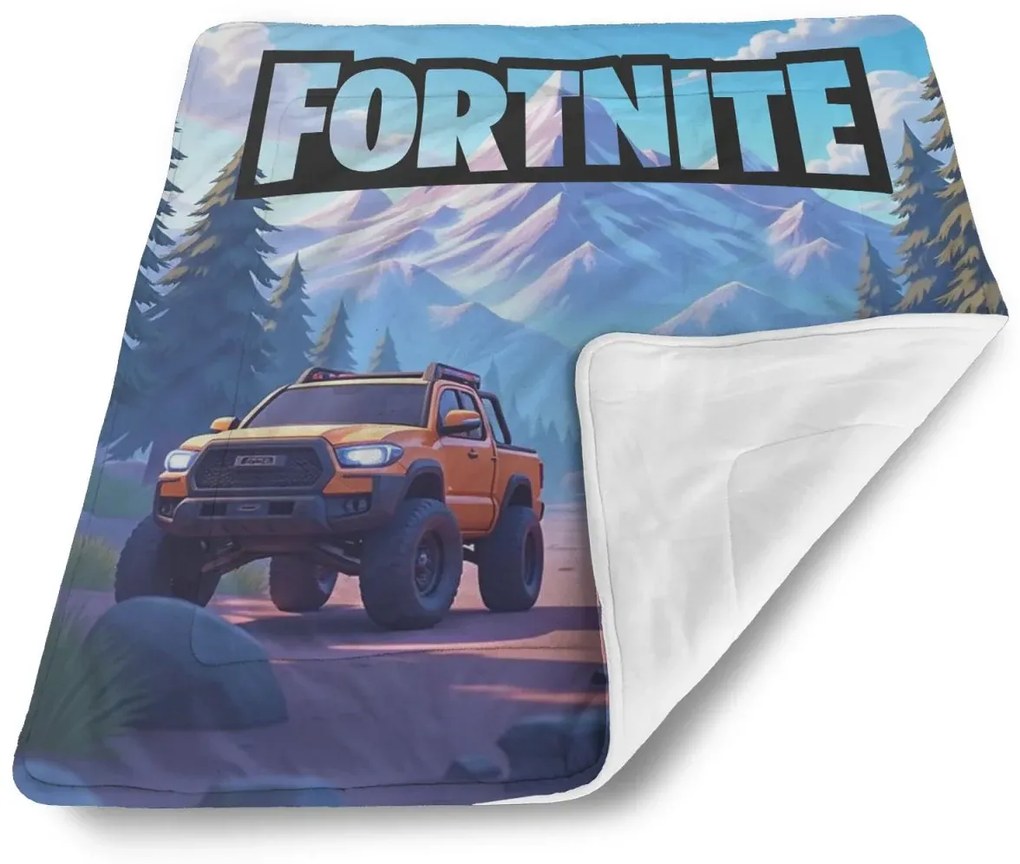 Sablio Deka pre bábätko FORTNITE Off-road autá - 80x100 cm