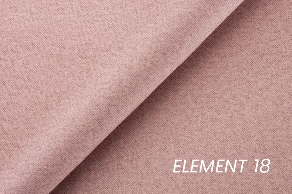 Posteľ Boxspring Wasil 180x200 s úložným priestorom - ružový hydrofóbny zamat Element 18