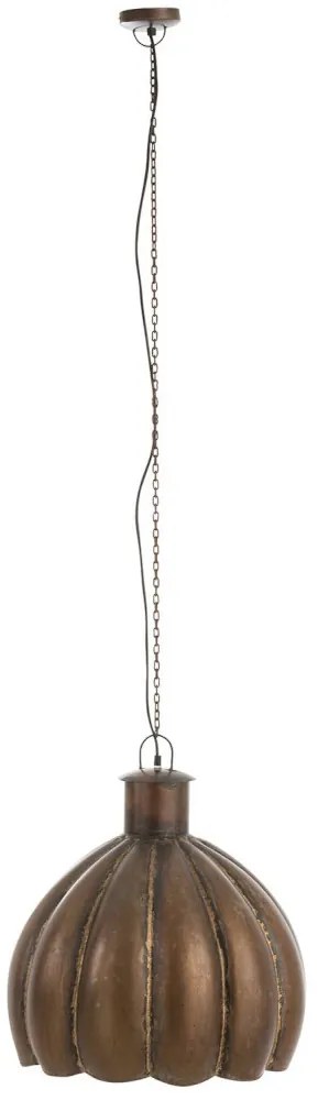 Kovové stropné svetlo Flower antik - Ø 50 * 57 cm