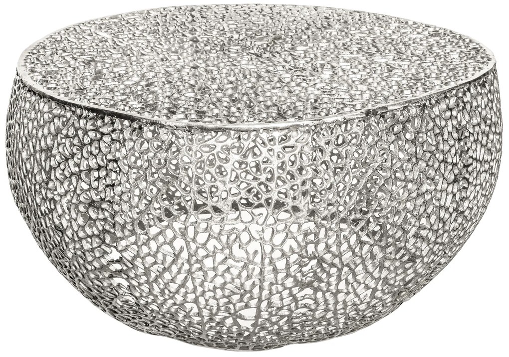 Konferenčný stolík Leaf silver 80cm