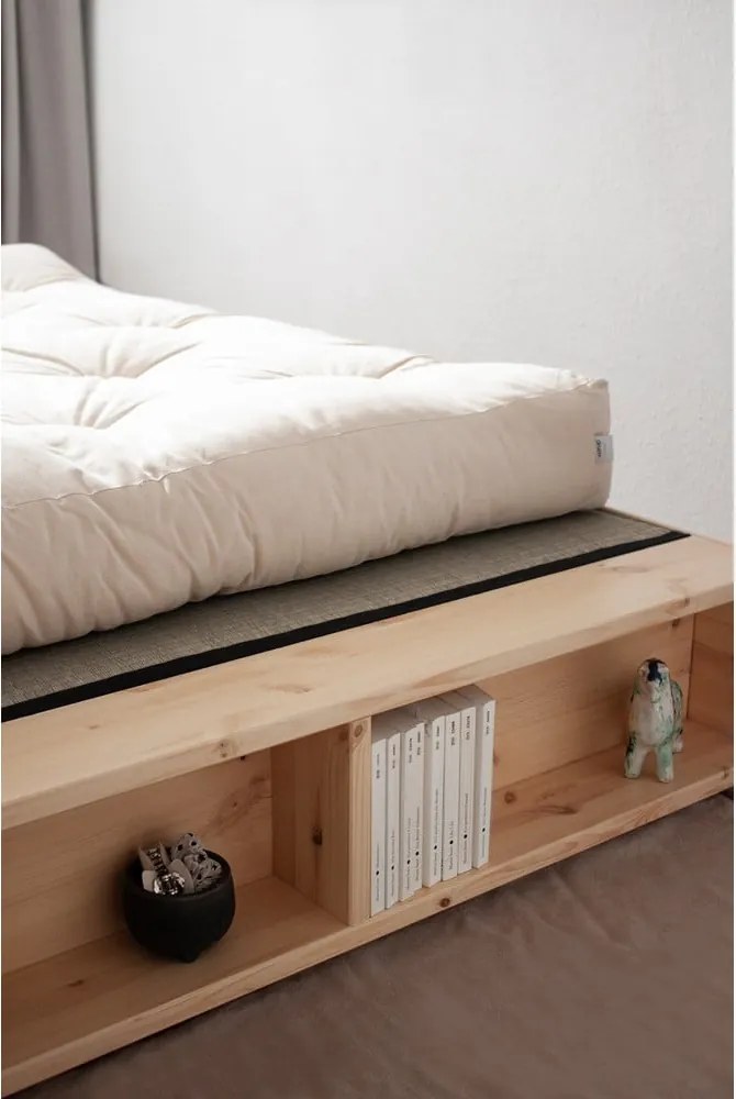 Dvojlôžková posteľ z borovicového dreva s roštom 160x200 cm Ziggy – Karup Design