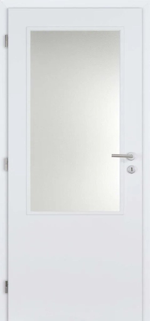 Doornite Interiérové dvere 2/3 sklo, 90 L, 920 × 1 970 mm, lakované, ľavé, biele, presklené