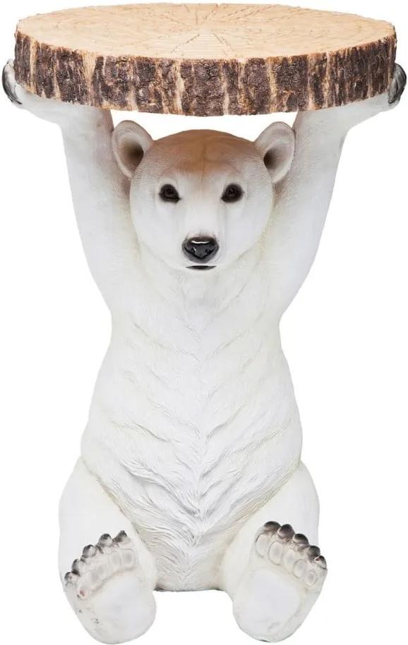 Príručný stolík Kare Design Polar Bear