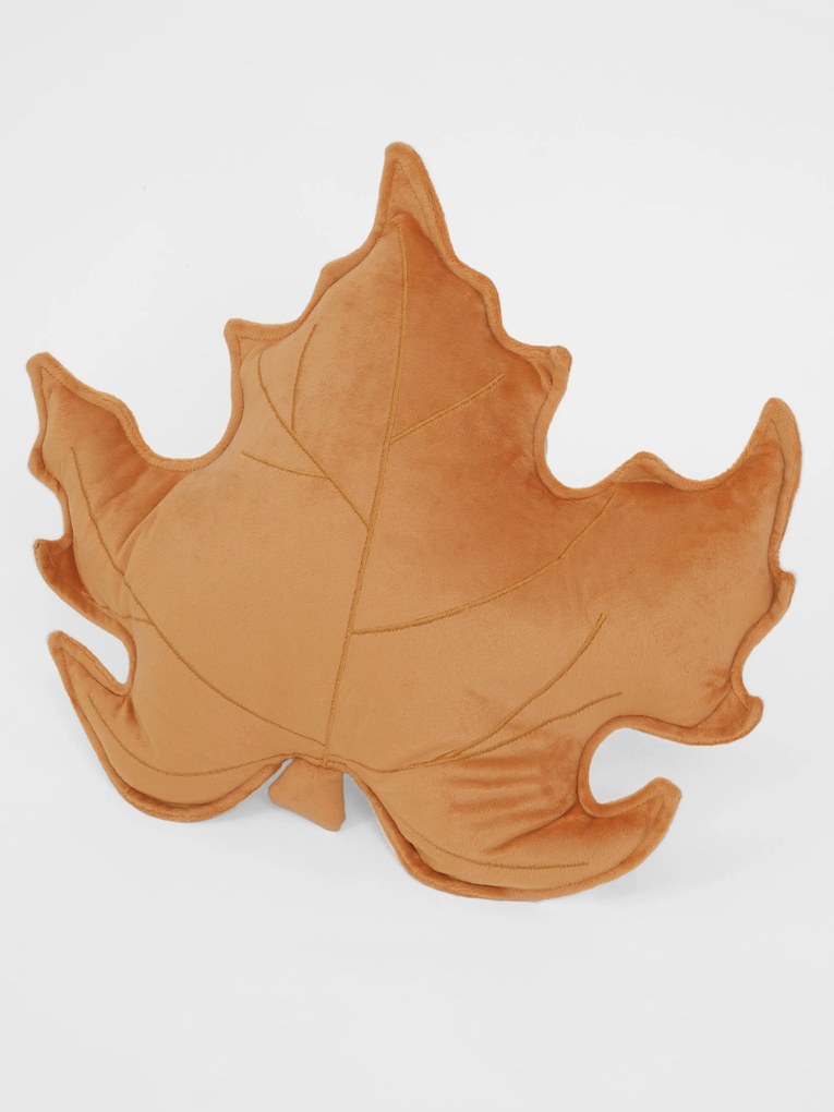 Jesenný vankúš Javorový list - terakota