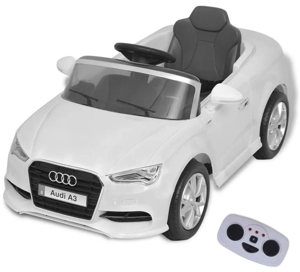 vidaXL Elekktrické detské auto s diaľkovým ovladaním Audi A3, biele