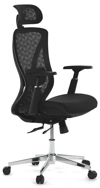 Autronic BONTEC Kancelárska stolička, synchrónny mechanizmus, čierna sieťovina, KA-S258 BK Farba: Čierna