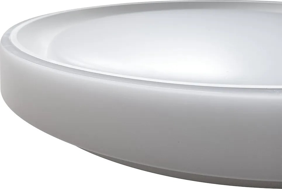 Stropné LED svietidlo Melo, 1x LED 36w, 3000-6000k, b, RGB, (fi 39 cm), s ovládačom