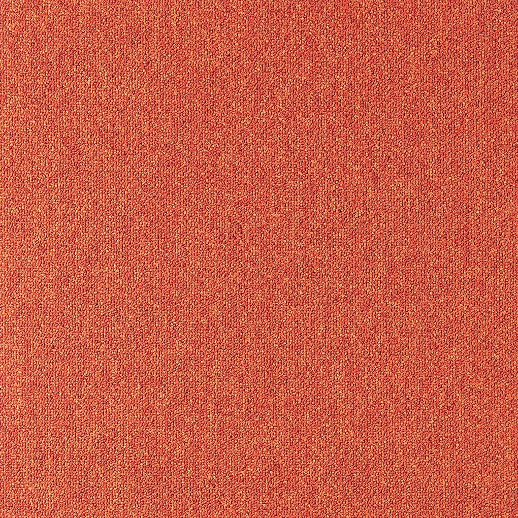 Metrážny koberec Cobalt SDN 64038 - AB oranžový, záťažový, na mieru, šíře 4m, oranžová, ab (mriežka), chodba / predsieň, Tapibel