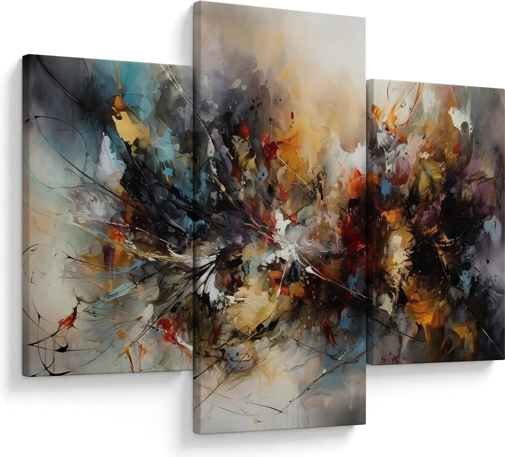 Obraz - Abstraktná grafika (90x60 cm)